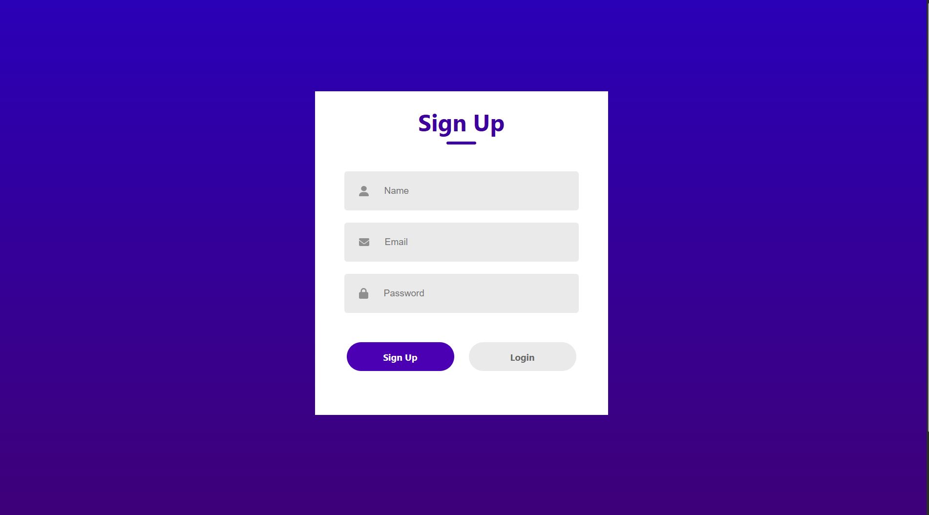 Login Form
